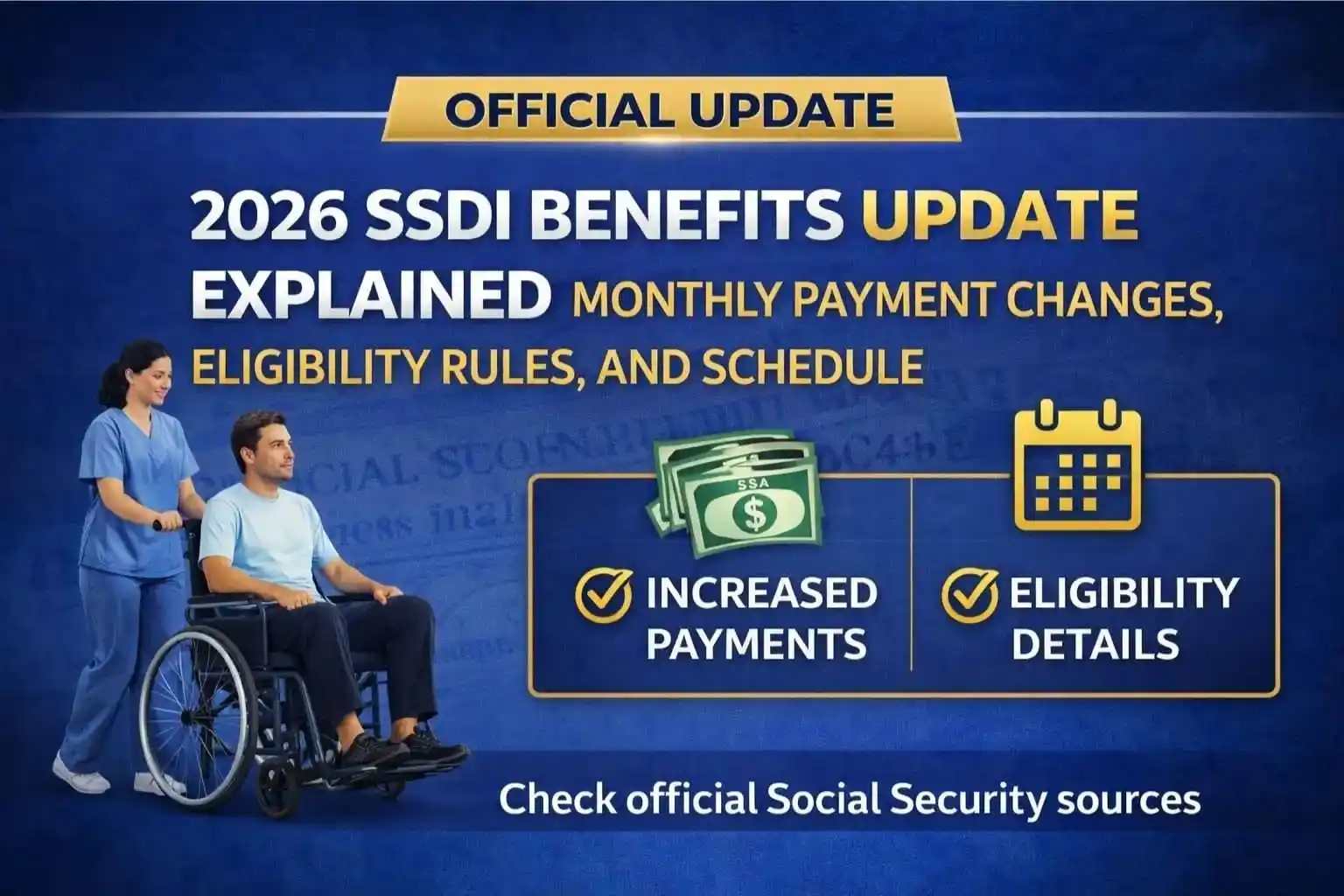 SSDI Benefits Update Explained